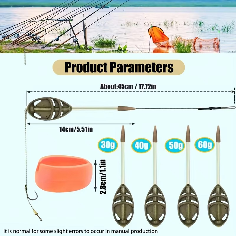 Carp fishing feeder line set ( - Baitcasting Reel ulasan dan harga