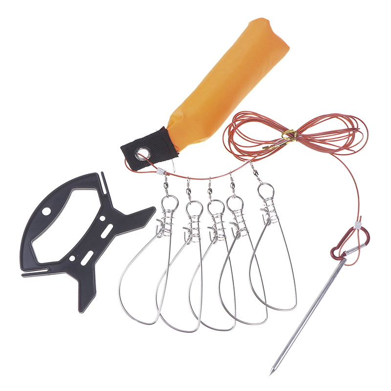 New 5-snap Float Fish Stringer - Fly Reel ulasan dan harga