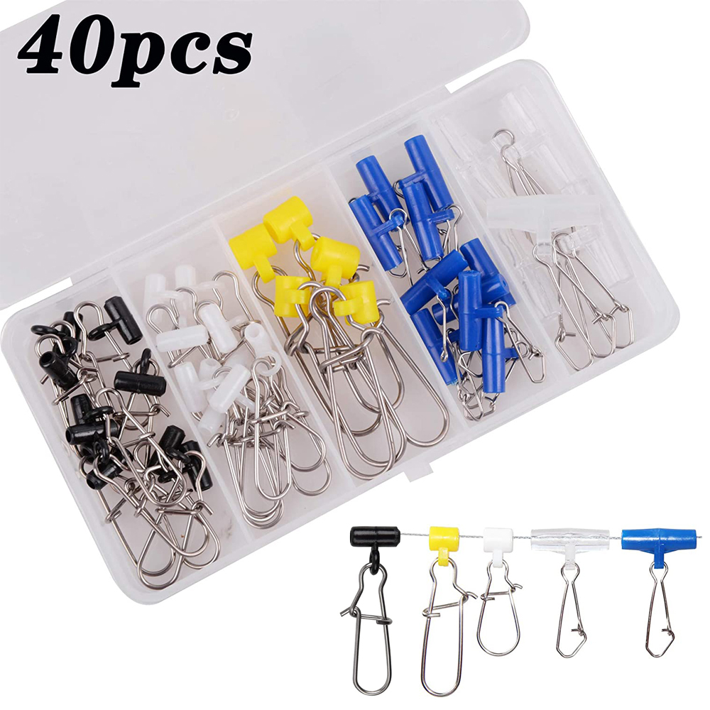 40Pcs Fishing line Sinker Slid - Baitcasting Reel ulasan dan harga