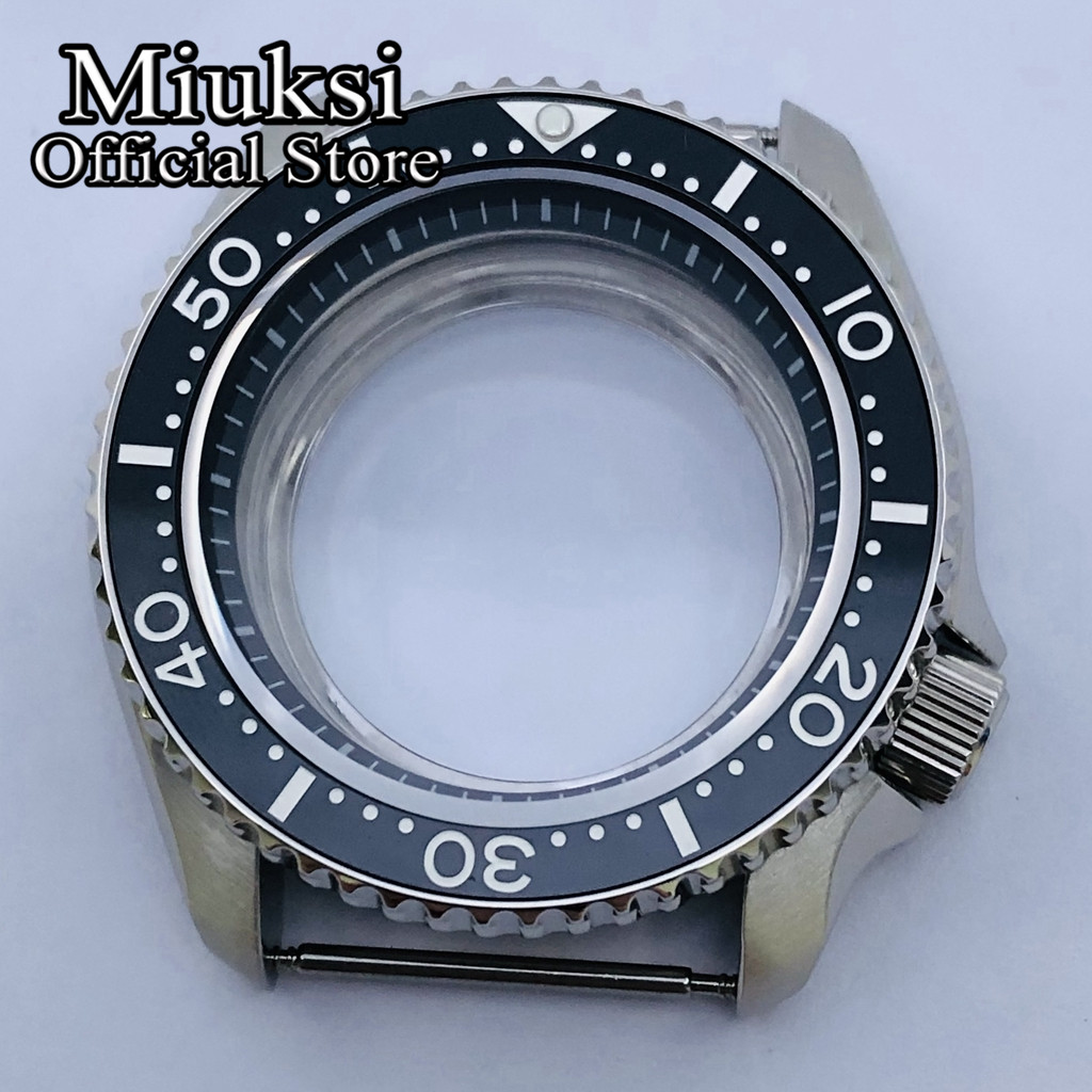 Miuksi 42mm silver sterile wat - Reel Case ulasan dan harga